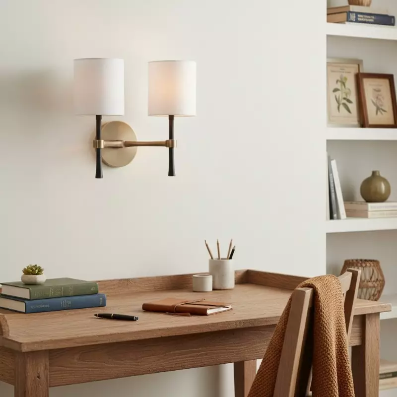 Avery Vintage Brass 2-Light Sconce