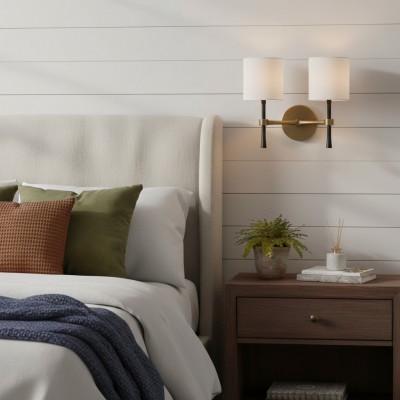 Avery Vintage Brass 2-Light Sconce