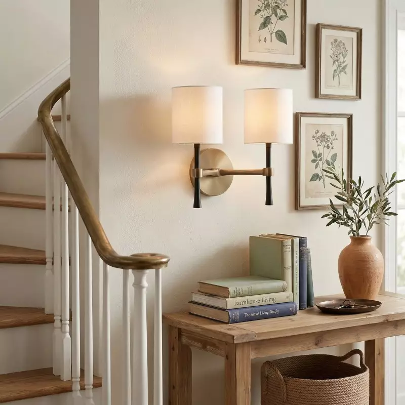 Avery Vintage Brass 2-Light Sconce