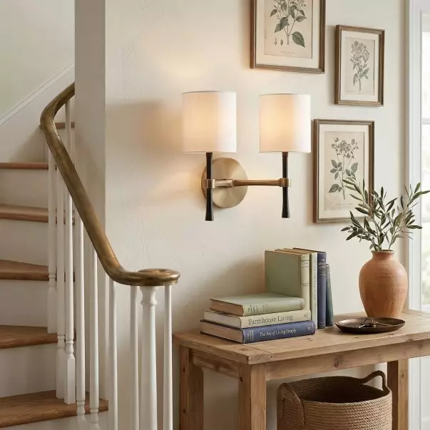 Avery Vintage Brass 2-Light Sconce