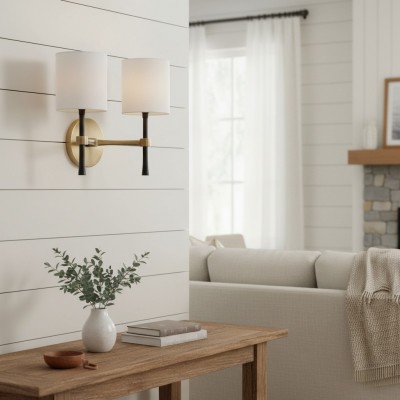 Avery Vintage Brass 2-Light Sconce