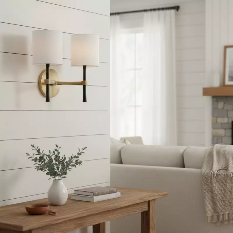 Avery Vintage Brass 2-Light Sconce