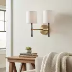 Avery Vintage Brass 2-Light Sconce