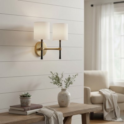 Avery Vintage Brass 2-Light Sconce