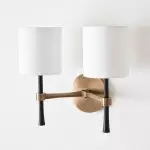 Avery Vintage Brass 2-Light Sconce