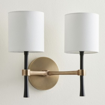 Avery Vintage Brass 2-Light Sconce