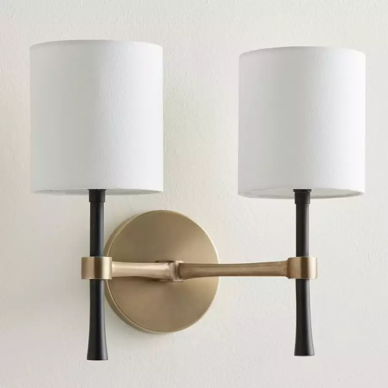 Avery Vintage Brass 2-Light Sconce