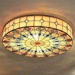 Eulogia Modern Vibrant Yellow Iron Ceiling Light