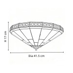 Avelune Tiffany Glass Ceiling Light
