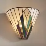 Ondrea Modern Rechargeable Ribbed Glass Globe Sconce