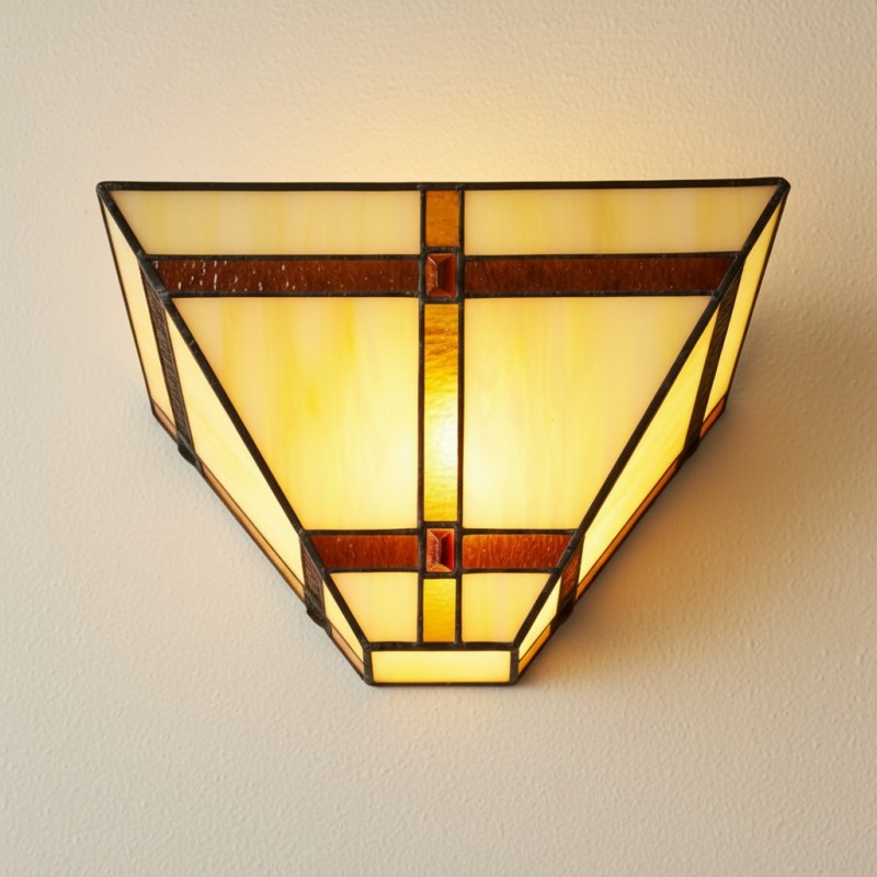 Starion Tiffany Stained Glass Wall Sconce