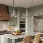 Keen Farmhouse Glass Dome Pendant Light