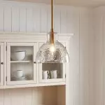 Keen Farmhouse Glass Dome Pendant Light