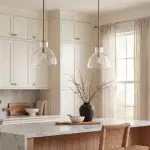 Keen Farmhouse Glass Dome Pendant Light