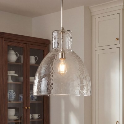 Keen Farmhouse Glass Dome Pendant Light