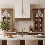 Keen Farmhouse Glass Dome Pendant Light