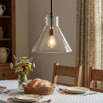Oren Minimalist Conical Glass Flared Pendant Light