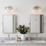 Keen Farmhouse Cooper Recycled Glass Dome Sconce