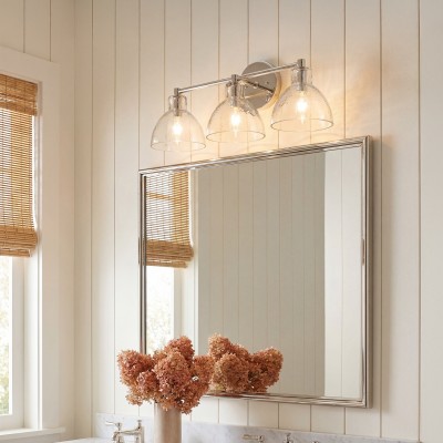 Keen Farmhouse Cooper Recycled Glass Dome Sconce