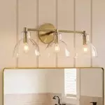 Keen Farmhouse Cooper Recycled Glass Dome Sconce