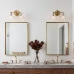 Keen Farmhouse Cooper Recycled Glass Dome Sconce