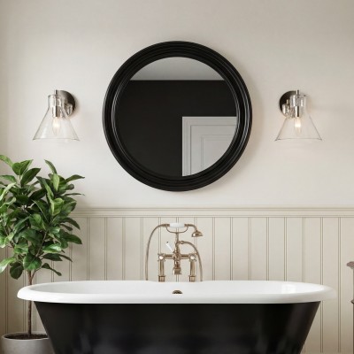 Oren Farmhouse Conical Glass Wall Sconce