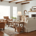 Huxley Rustic Antique Brass Botanical Forged Iron Table Light