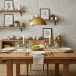 Deryn Farmhouse Brass Dome Pendant Light