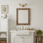 Calvert Vintage Candle Shape Metal 1/2 Light Wall Light