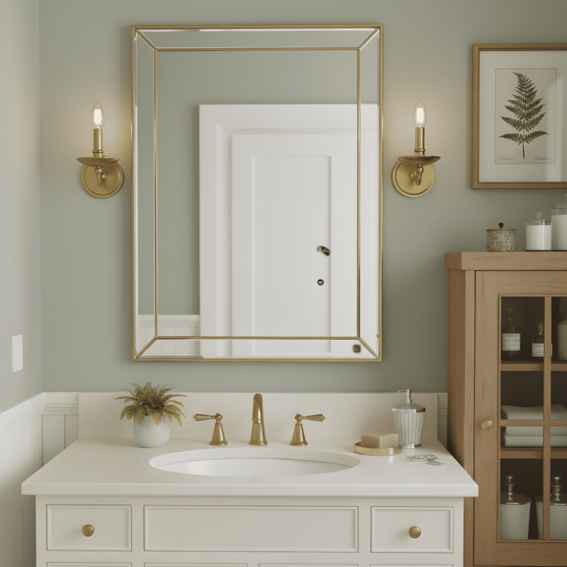 Calvert Vintage Candle Shape Metal 1/2 Light Wall Light