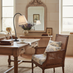 Bailey Vintage Linen Pleated Shade Table Lamp