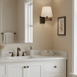 Lutyens Wabi-sabi Iron Swing Arm Fabric Wall Light