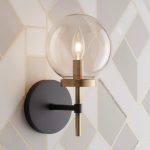 Hempel Minimalist Glass Globe Wall Light