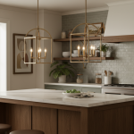 Burberry Industrial 4-Light Lantern Iron Pendant Light