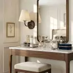 Eoslyn Farmhouse Linen Arc Wall Sconce