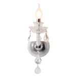 Candlestick Crystal Wall Light