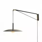 Cruz Minimalist Adjustable Plug-In Wall Sconce