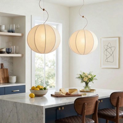 Hovix Scandinavian Linen Pendant Light