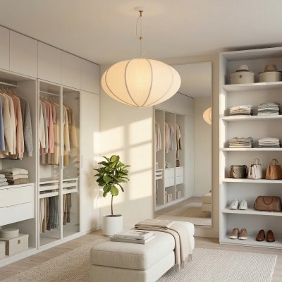 Hovix Scandinavian Linen Pendant Light