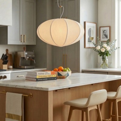 Hovix Scandinavian Linen Pendant Light