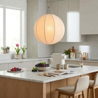 Hovix Scandinavian Linen Pendant Light