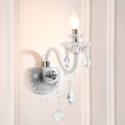 Candlestick Crystal Wall Light Candlestick Crystal Wall Light