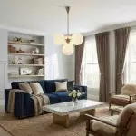 Indie Modern 4 Lights Glass Chandelier