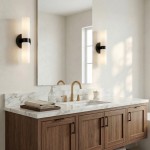 Sinclair Minimalist Glass Double Short Wall Light