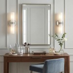 Sinclair Minimalist Glass Double Short Wall Light