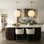 Xan Retro White Globe Ribbed Glass Pendant Light