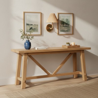 Calmyn Natural Woven Rattan Cone Wall Sconce