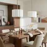 Hanahs Farmhouse Milk Glass Scalloped Shade Pendant Light