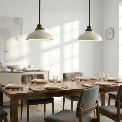 Creed Industrial Dome Metal Pendant Light