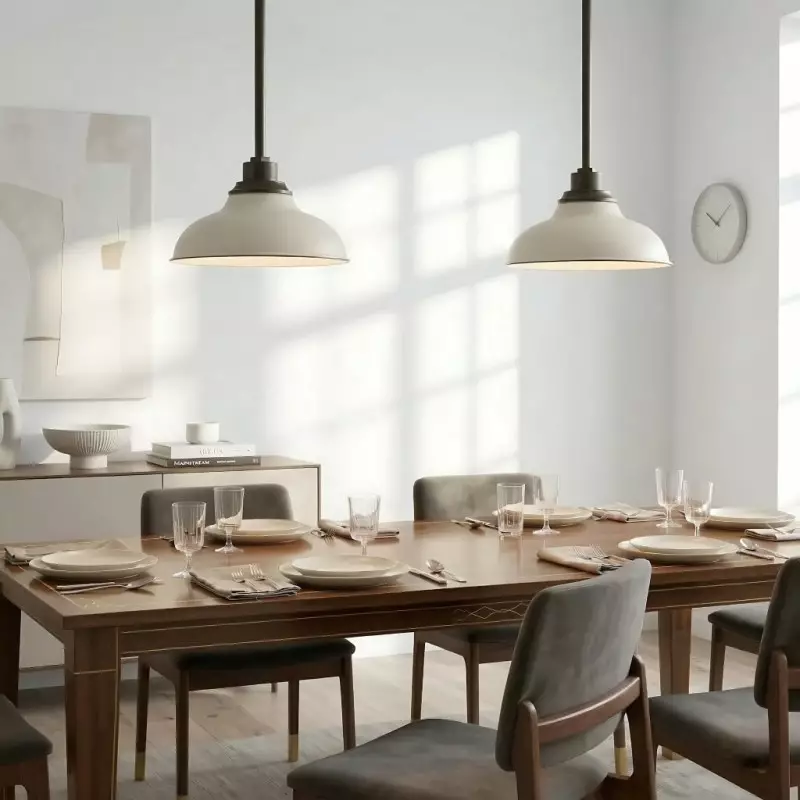 Creed Industrial Dome Metal Pendant Light